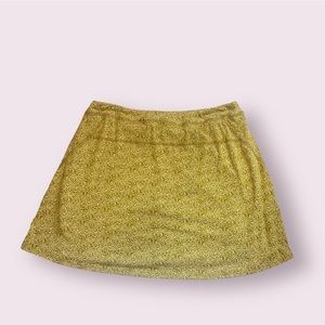 TOAD&CO Yellow Floral Skort Size L